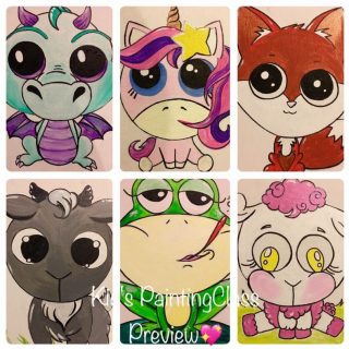 Glitz & Glam Art Jam – Kid Custom Art Classes, Birthday Party