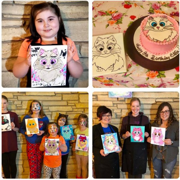 Glitz & Glam Kids Art Parties in Cedar Rapids Iowa