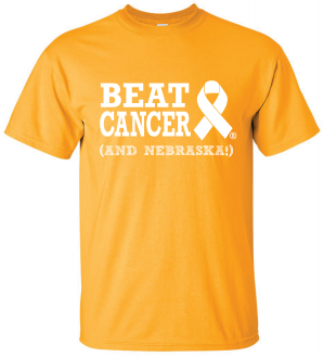 Beat Cancer (and Nebraska) T-shirt