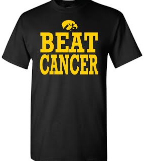 Beat Cancer Iowa Hawkeye T-Shirt