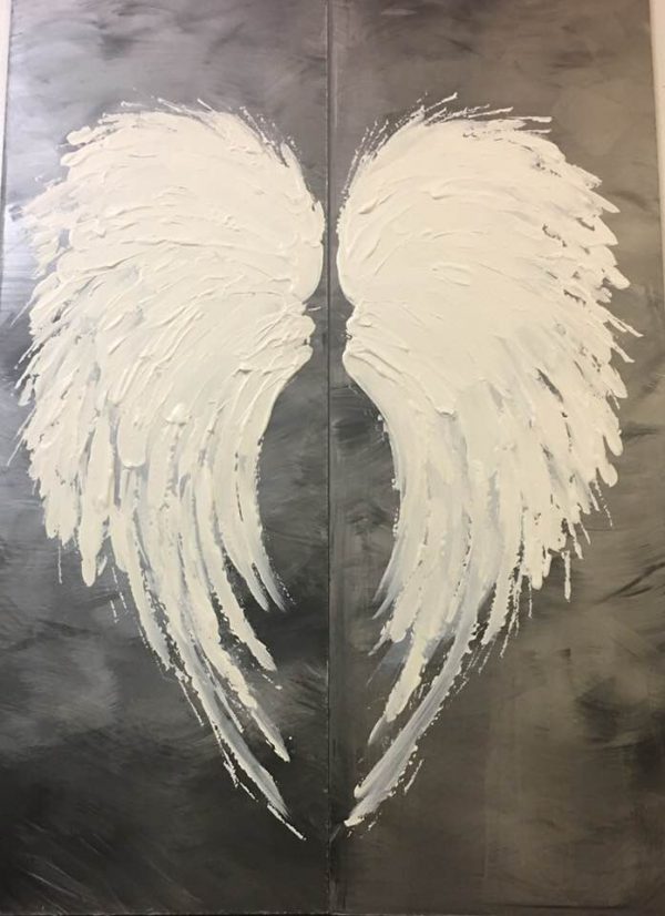 Large Wing Painting Class by Glitz and Glam