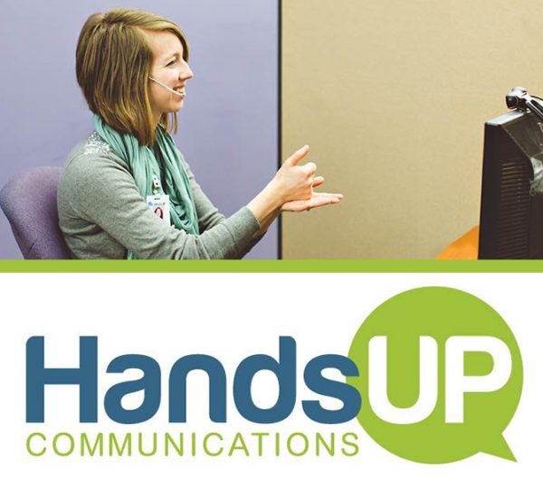 Hands Up Communications Remote Video Interpreting in Iowa and United States
