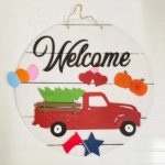 Interchangeable Vintage Truck DIY Welcome Sign