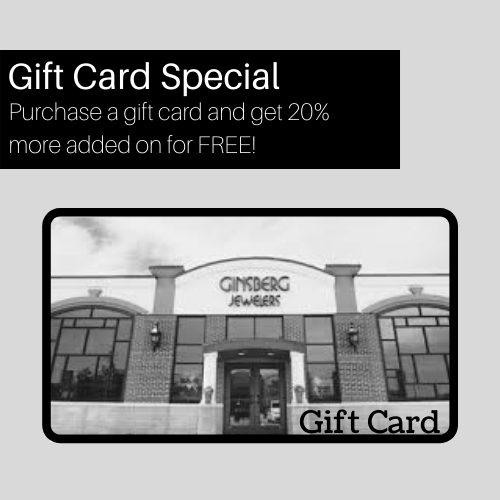 Ginsberg Jewelers Gift Card Special